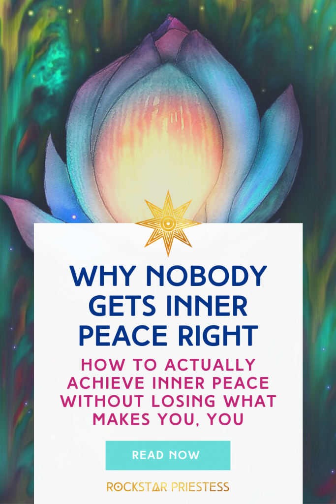 Why nobody gets inner peace right